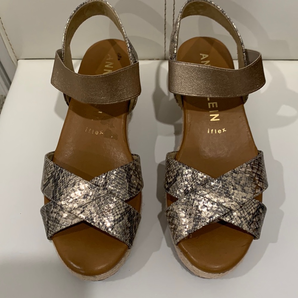 Anne Klein wedge sandals